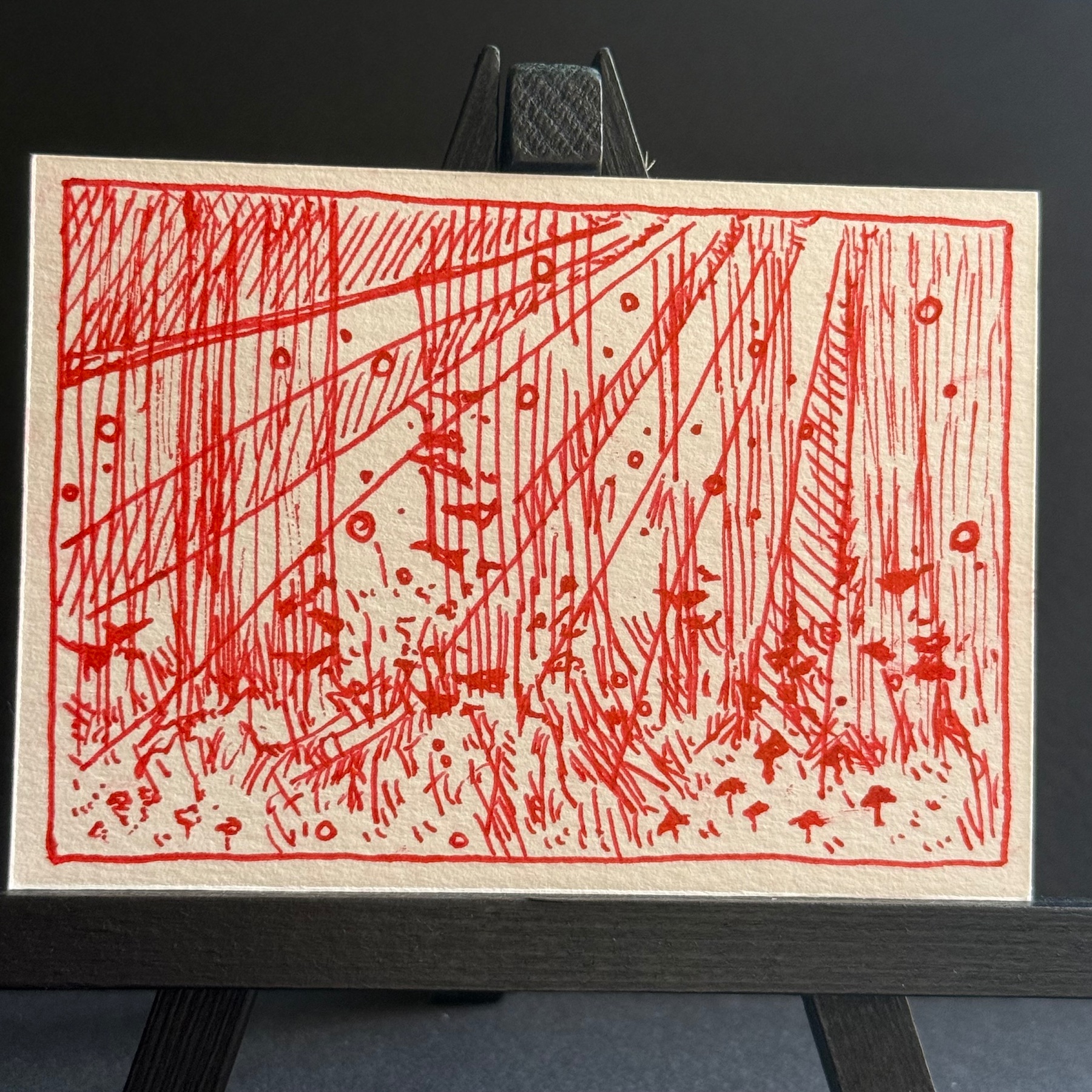 fairy circle ii aceo art card