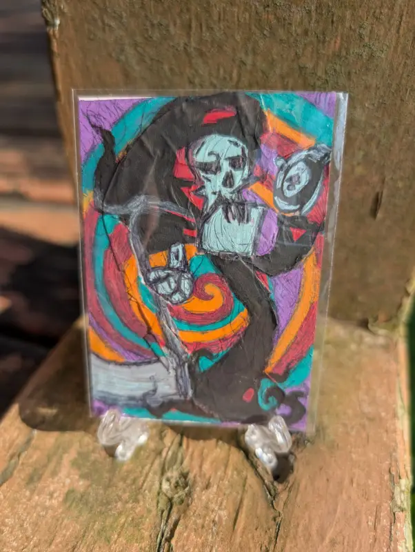 Grim's Portal aceo art card
