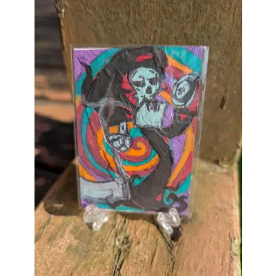 Grim's Portal aceo art card thumbnail 1