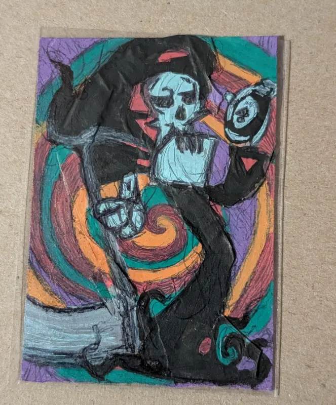 Grim's Portal aceo art card