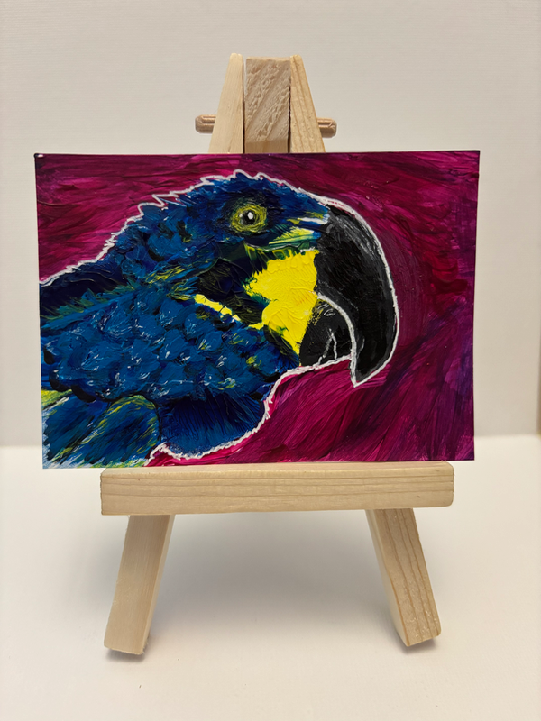 Electric Hyacinth aceo art card