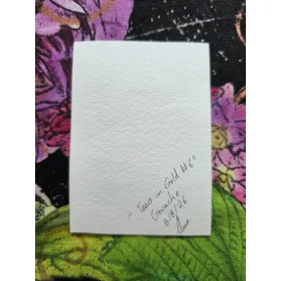 Tears in Gold #6 aceo art card thumbnail 2