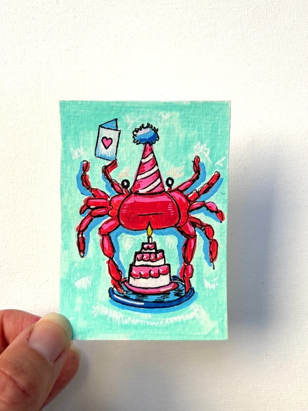 from the hole in the bottom of the sea aceo art card