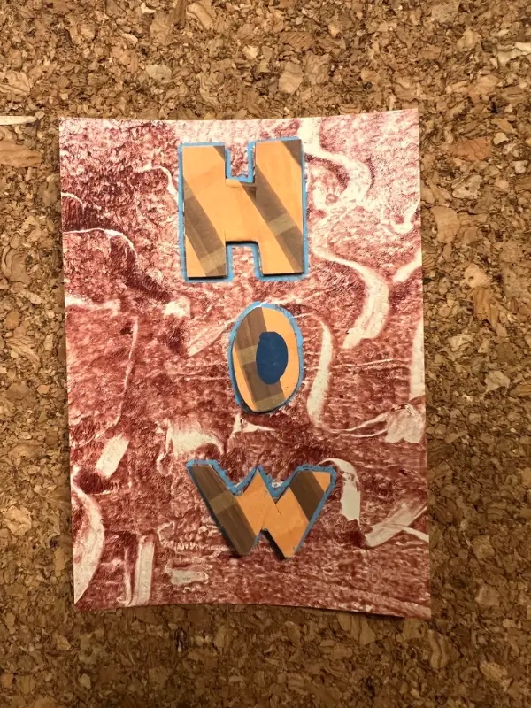 How? aceo art card