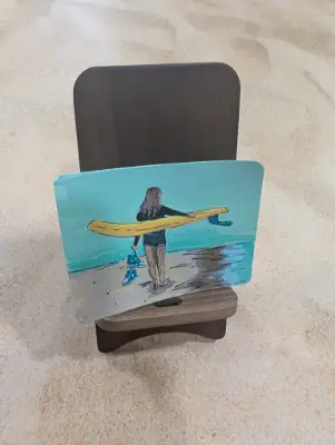 High Tops & Low Tides aceo art card thumbnail 3