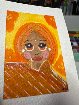 Hallie aceo art card thumbnail 1