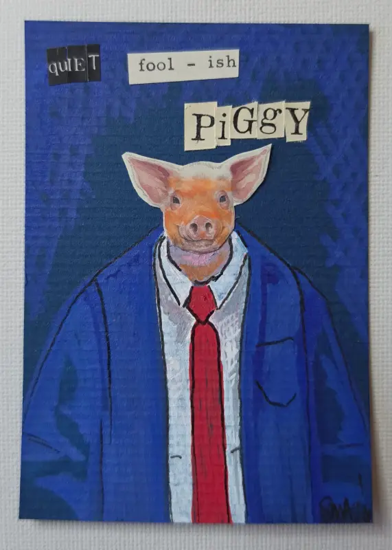 He is despised aceo art card