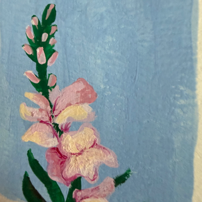 Original Floral ACEO | Summer Stems #3/3 aceo art card thumbnail 3