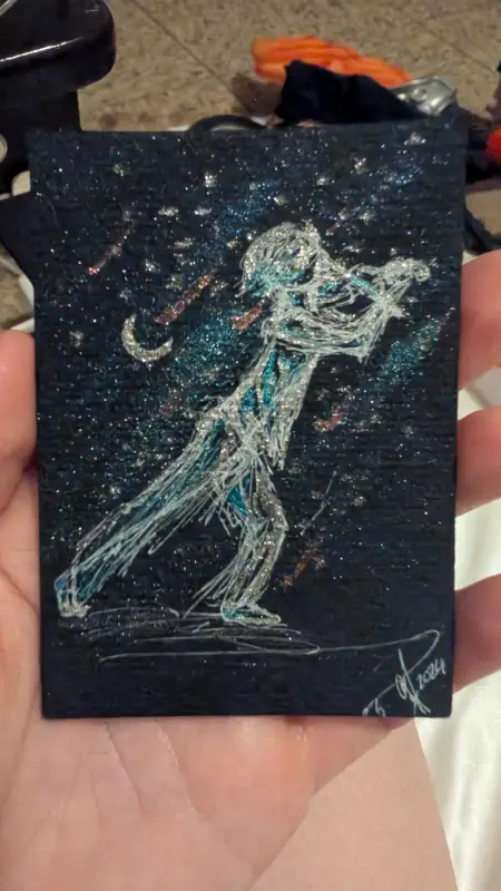 Play to the Night aceo art card