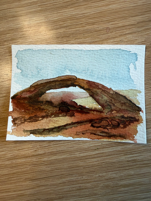 Mesa Arch aceo art card