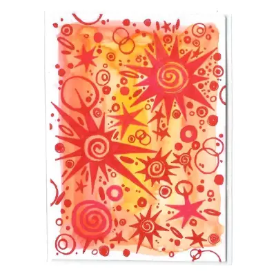 Dizziness aceo art card thumbnail 1