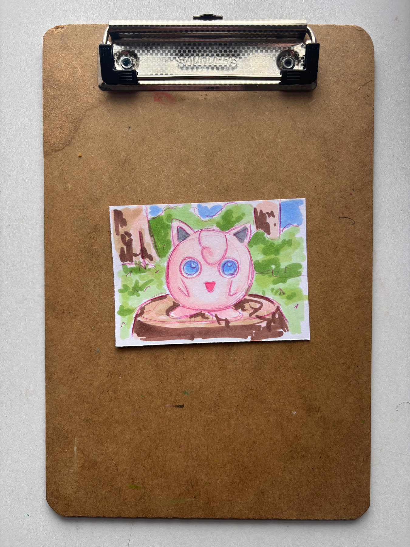 “JigglyPuff 2” Pokemon aceo art card