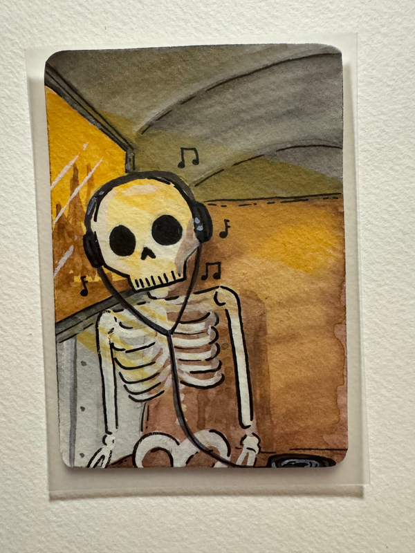 Heading Home aceo art card