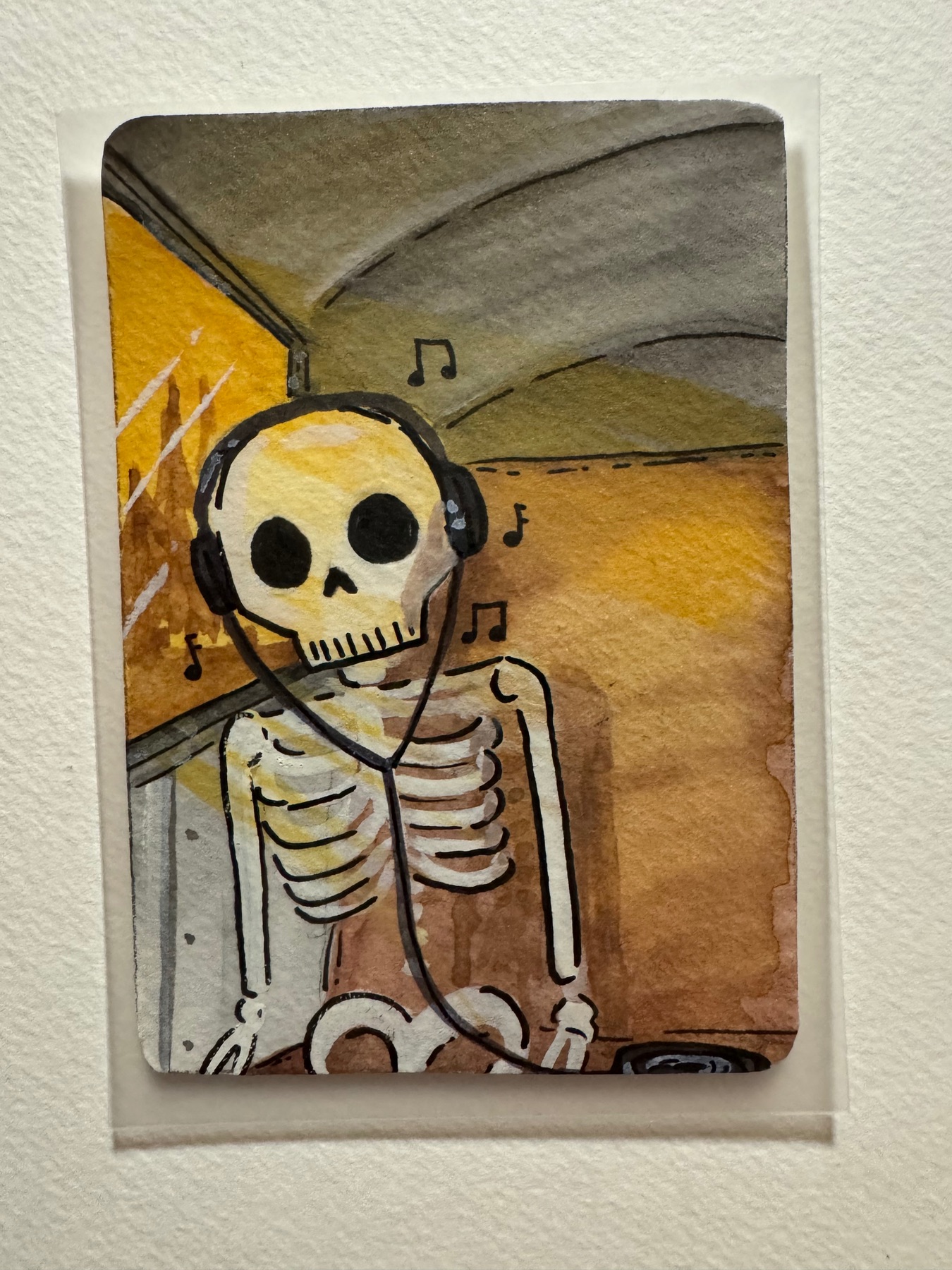 Heading Home aceo art card