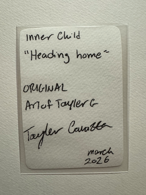 Heading Home aceo art card thumbnail 2