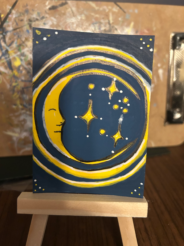 Ethereal aceo art card