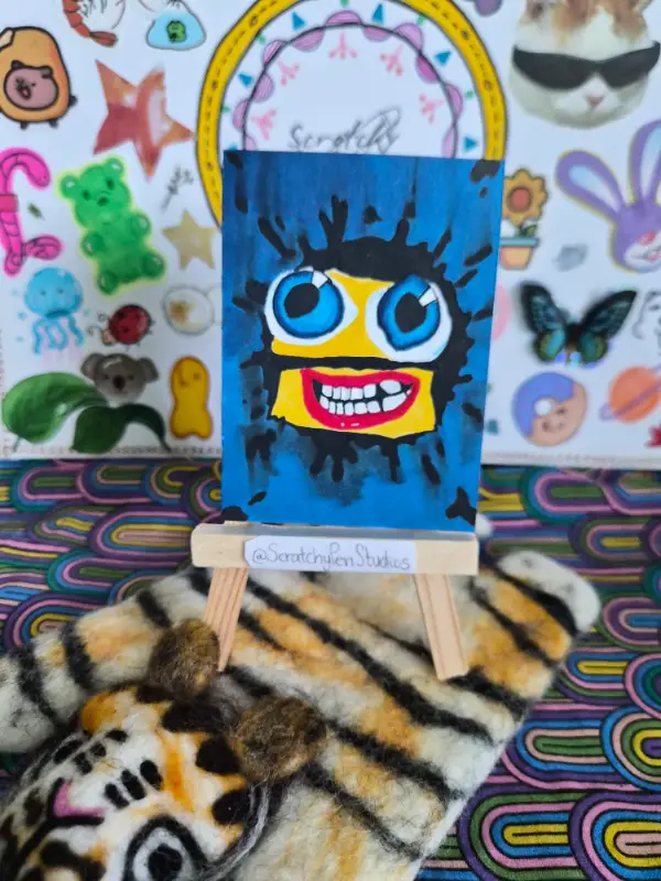 "Retro Logo" Nostalgic, Fan Art aceo art card