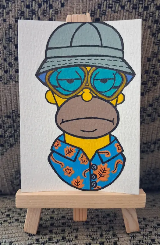 Raoul Simpson aceo art card
