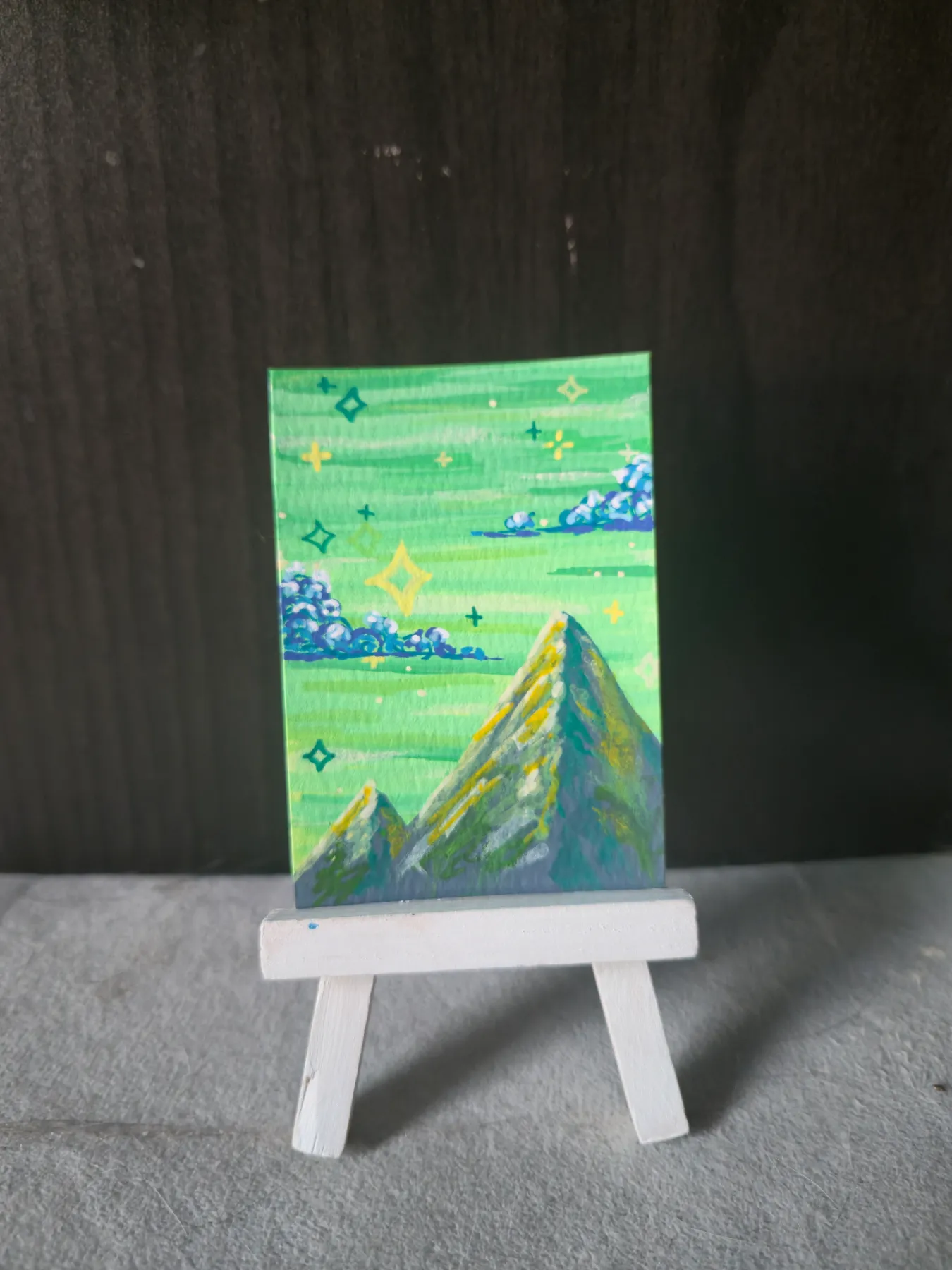 Emerald Ridge aceo art card