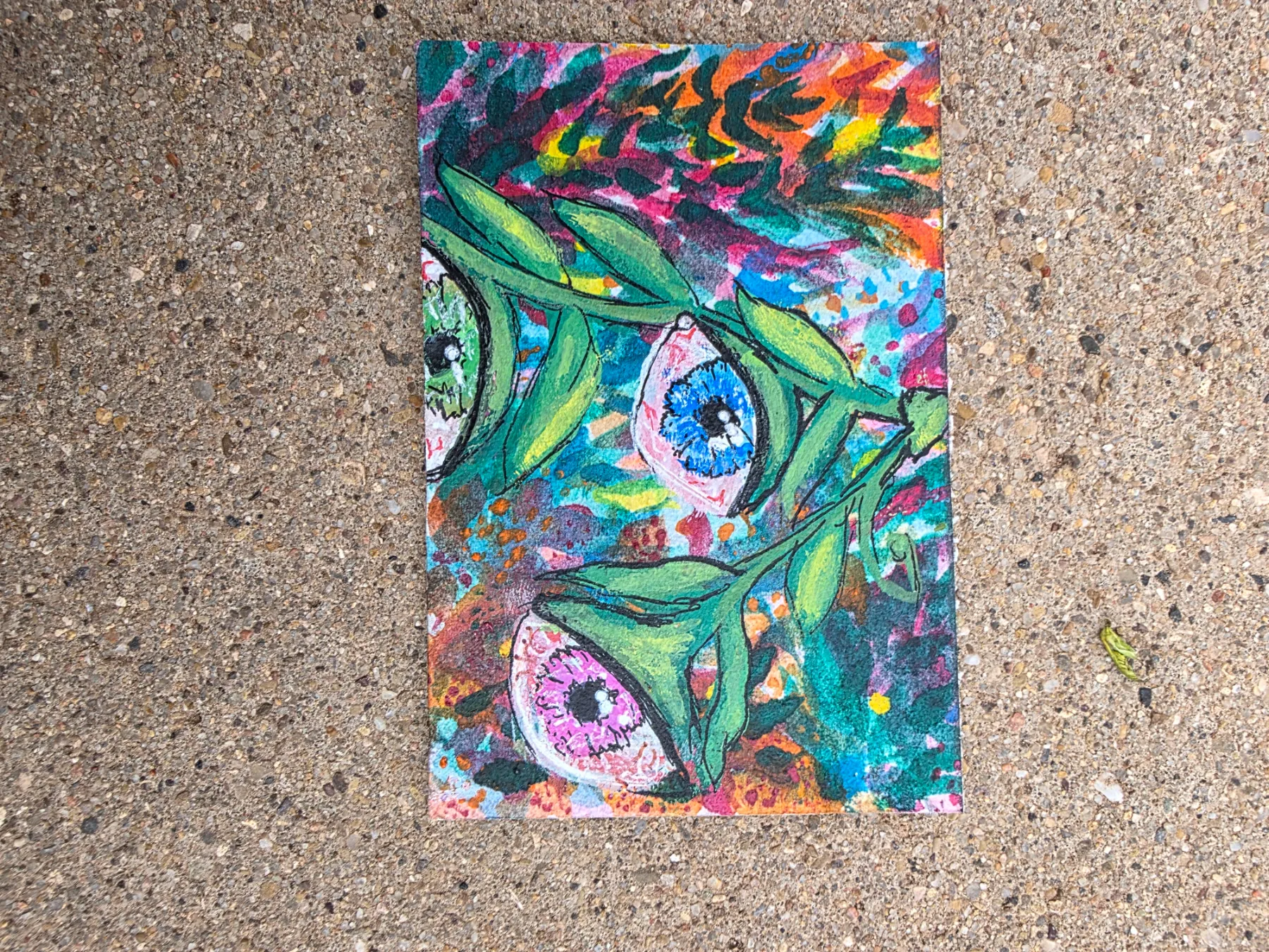 Hanging Vine aceo art card