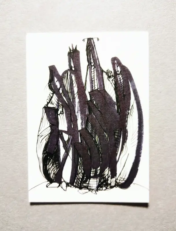 Sisters aceo art card