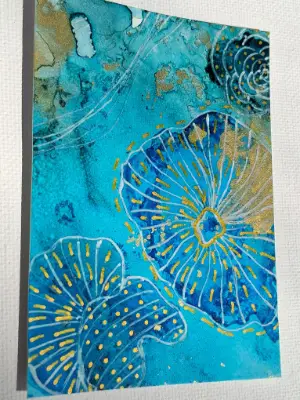 Reef #8 aceo art card thumbnail 2