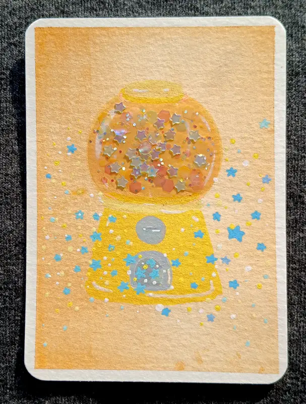 Confetti Candy Surprise aceo art card