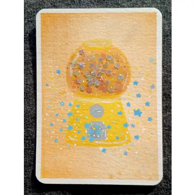 Confetti Candy Surprise aceo art card thumbnail 1