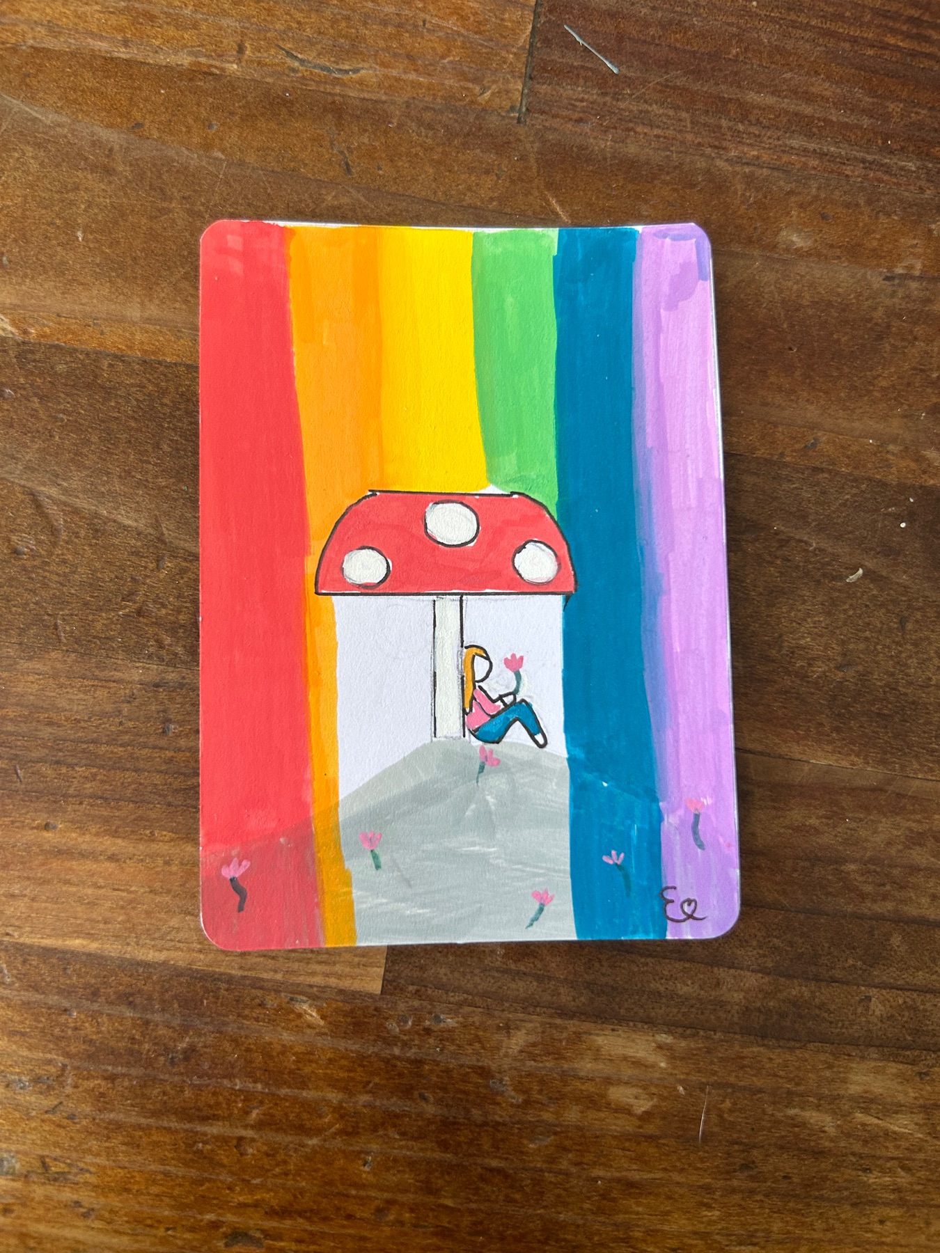 Crazy Dream aceo art card