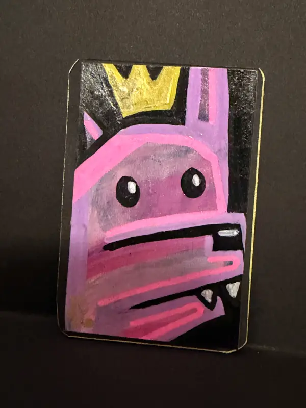 King Wuff aceo art card