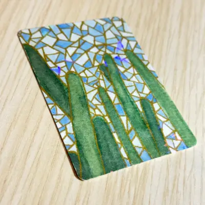 Glass Roots aceo art card thumbnail 2