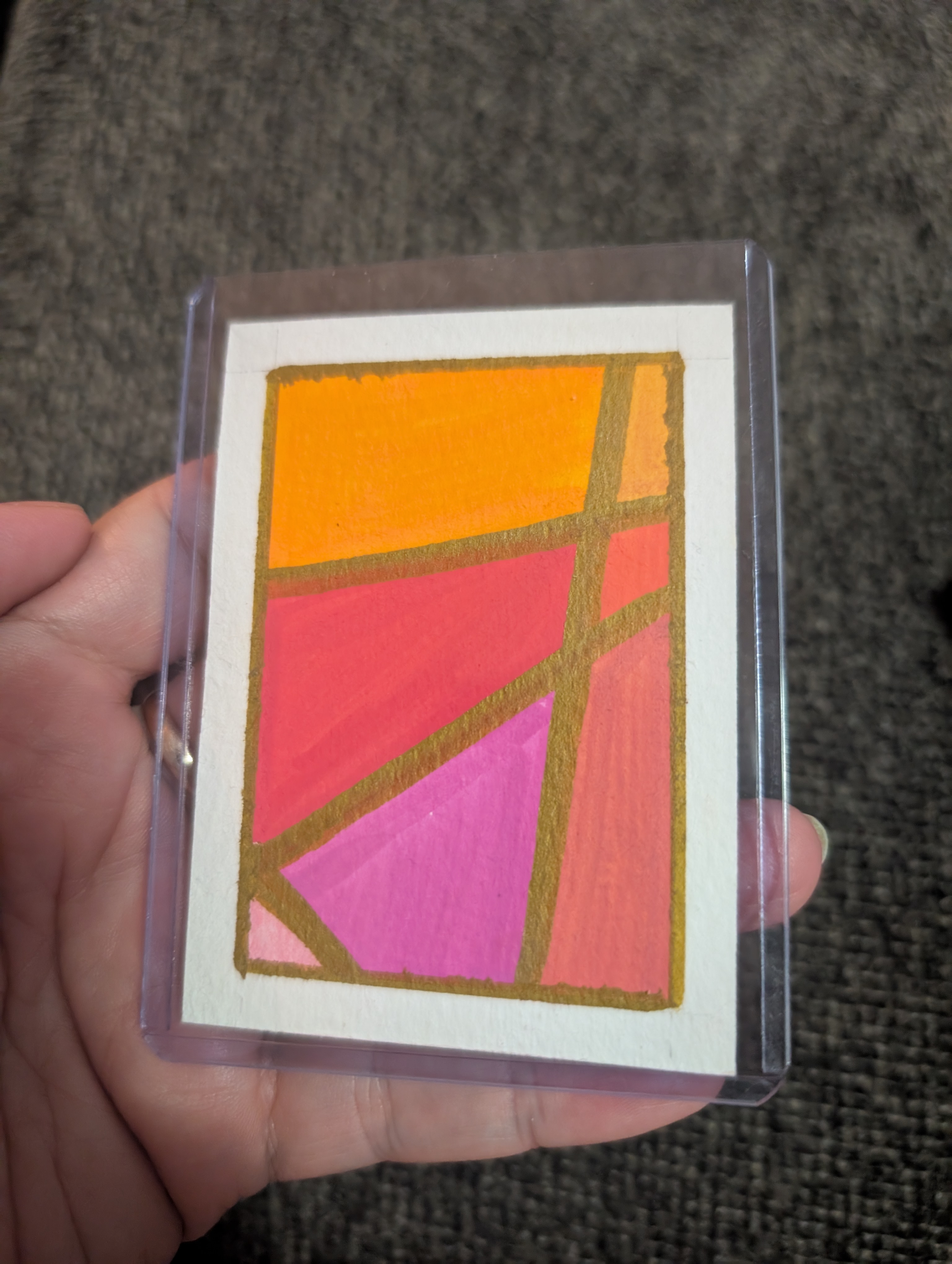 Geometry #1 of 6 aceo art card