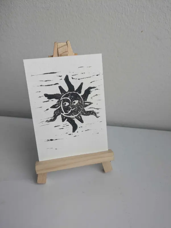 Sun & Moon #1 aceo art card