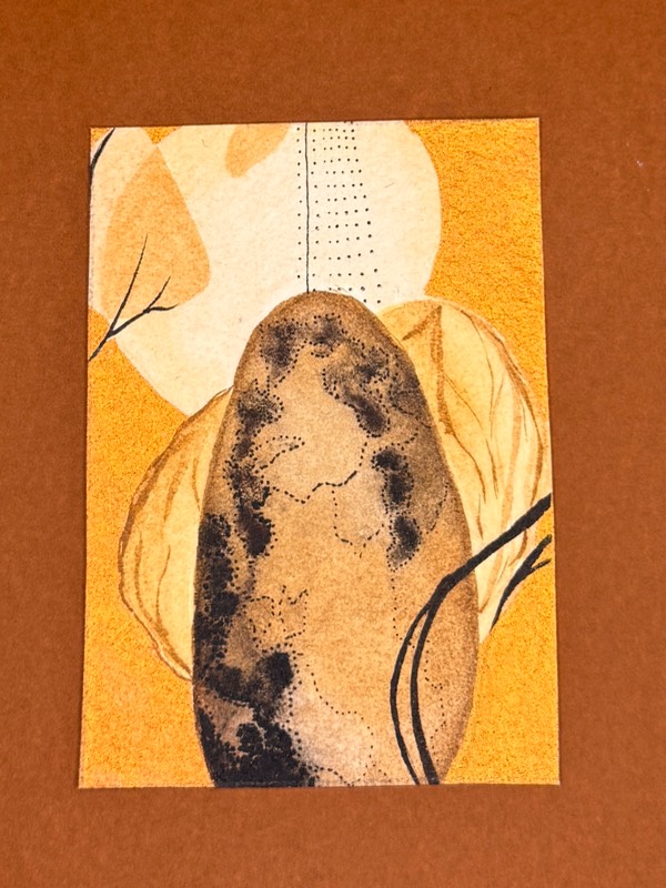 The Bronze Egg aceo art card