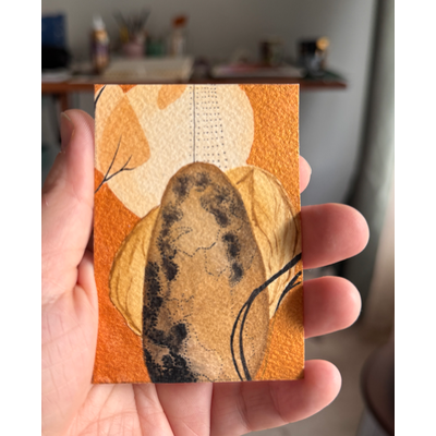 The Bronze Egg aceo art card thumbnail 3