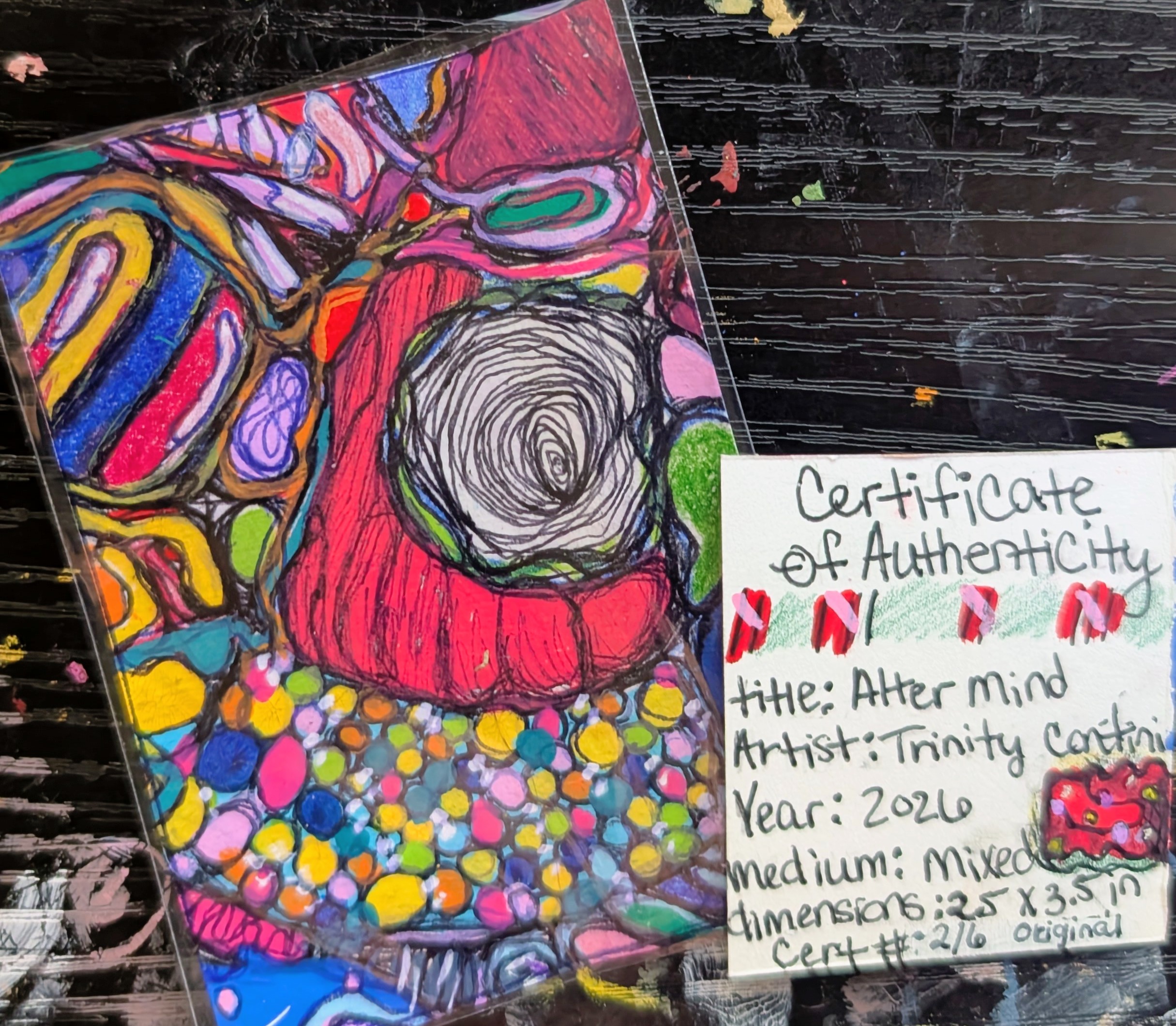 Alter the Mind aceo art card