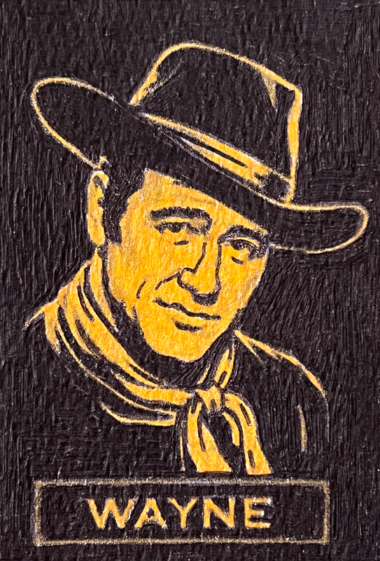 John Wayne aceo art card