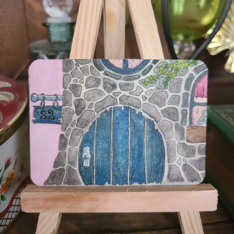 Cozy Cottage aceo art card