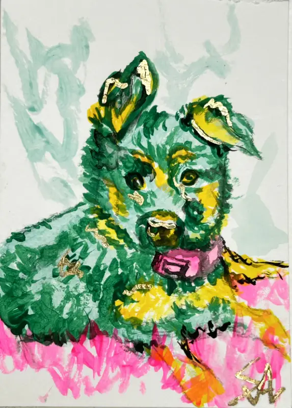 Bright Listener aceo art card