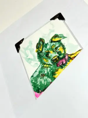 Bright Listener aceo art card thumbnail 2