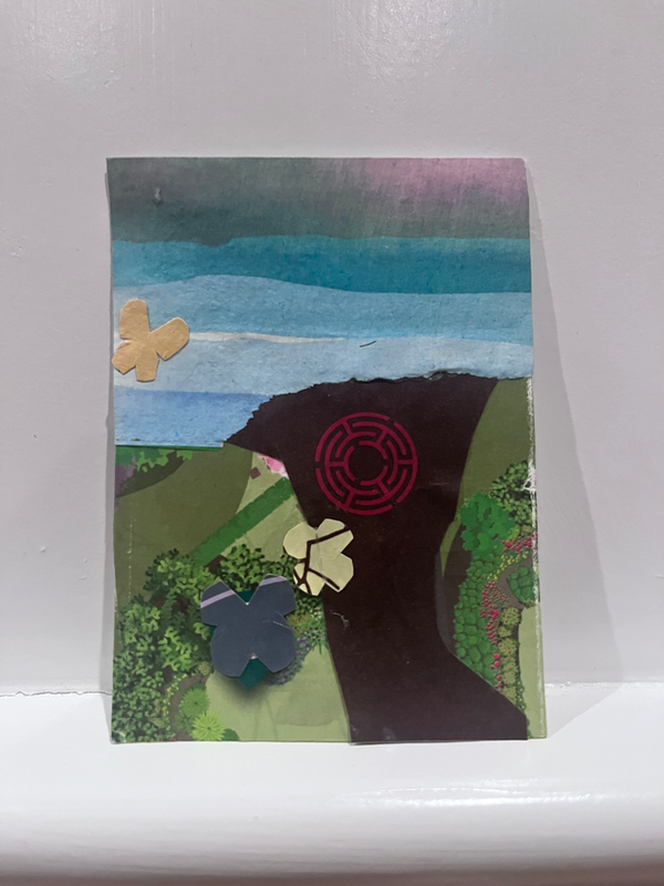 Tree Trunk aceo art card