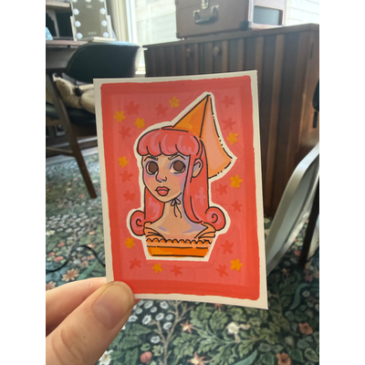 A Princess aceo art card thumbnail 4