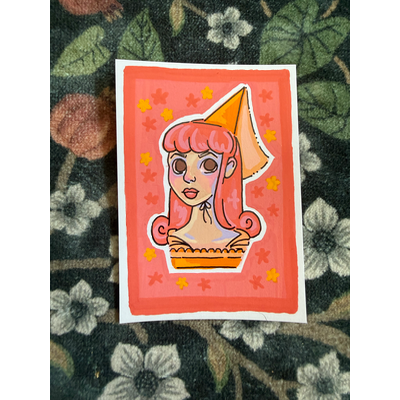 A Princess aceo art card thumbnail 1