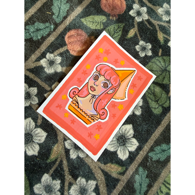 A Princess aceo art card thumbnail 3