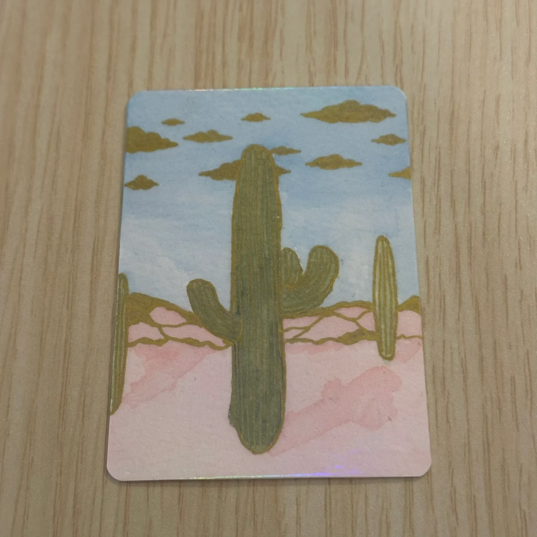Desert Gilt aceo art card