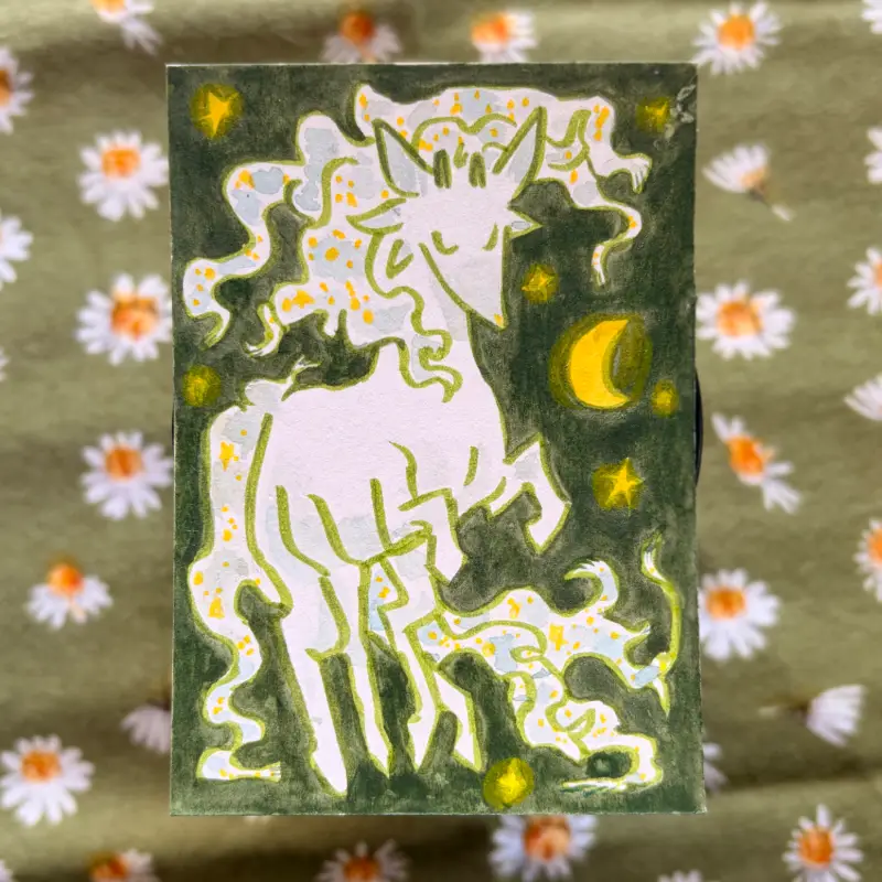 Star creature #2 aceo art card