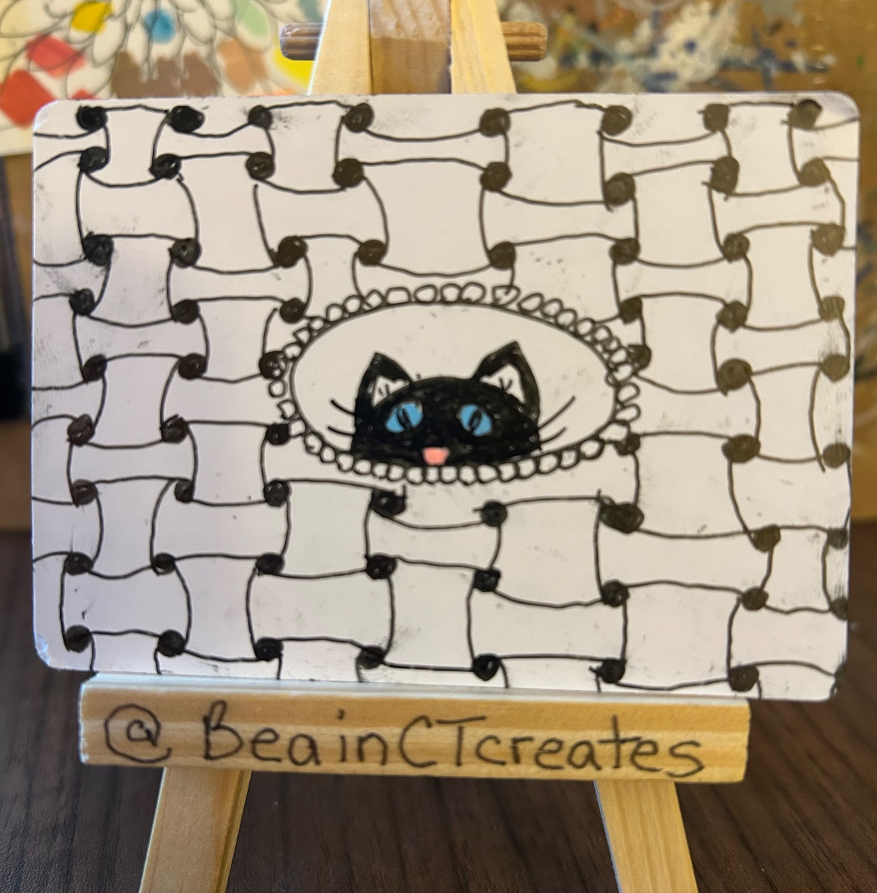 Sneaky Pete aceo art card