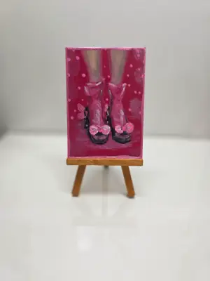 "A Girls Day Out" aceo art card thumbnail 2