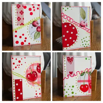 Cherry Pop!!  4 Piece Bundle aceo art card thumbnail 1