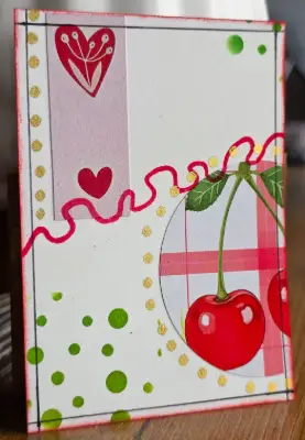 Cherry Pop!!  4 Piece Bundle aceo art card thumbnail 2